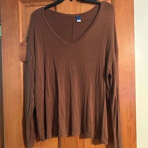 Long Sleeve Old Navy V-neck size large